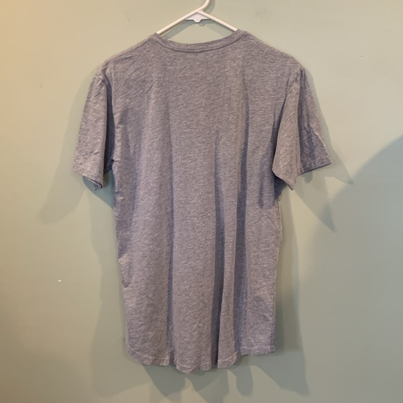 Flow Free or Die Music Short Sleeve T-Shirt Women’s Medium Large Fist Mic Gray - Picture 3 of 4